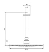E.C.A. Purity Tavandan Bağlantılı Yuvarlak Duş Başlığı 102145050 thumbnail 2