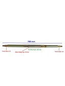 ATV AKS VİP TRACK 780 mm BİLYA YATAĞI 35 mm TEK YİVLİ 22 FREZE - 2