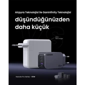 Ugreen Nexode Pro 25871 2xUSB-C+USB-A QC/PD 65W GaN Hızlı Şarj Kablosu ve Adaptörü - 3