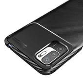 Xiaomi Redmi Note 10 5G Kılıf Negro Karbon Tasarım Silikon Kılıf thumbnail 10