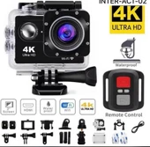 4K Ultra HD Aksiyon Kamerası – Su Geçirmez, Geniş Açı, Spor ve Vlog Çekimi İçin thumbnail 1