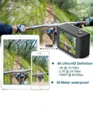 4K Ultra HD Aksiyon Kamerası – Su Geçirmez, Geniş Açı, Spor ve Vlog Çekimi İçin thumbnail 2