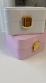 Takı kutusu pembe renk seyahat boy - 2