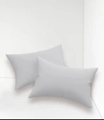 Upstyle 2li Yastık Kılıfı Solid Gri - 2
