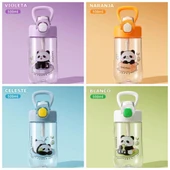 Shotay Çocuk Su Matarası Tritan Panda 500Ml Mavi - 4