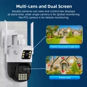 Ventus ICSee ViVa223 6MP Dual Lens 360° Görüş Hareketli  Waterproof Gece Görüş Sesli Görüşme Akıllı Kamera Çakarlı - 4
