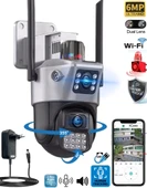 Ventus ICSee ViVa223 6MP Dual Lens 360° Görüş Hareketli  Waterproof Gece Görüş Sesli Görüşme Akıllı Kamera Çakarlı - 1