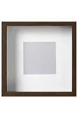 SANNAHED Ahşap Çerçeve, Ceviz Görünümlü, 25x25 cm thumbnail 1