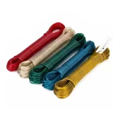 PVC Kaplama 20 Metre Çelik Çamaşır İpi 12 Adet - 1