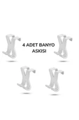 Hang it Pratik Kolay Taşımabilir Havlupan 2 Kancalı Banyo Askısı - 9