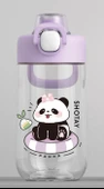 Shotay Çocuk Su Matarası Tritan Panda 500Ml Mor - 3