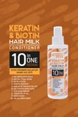 Keratin & Biotin Saç Sütü, Organik Saç Canlandırıcı Ve Besleyici - 2