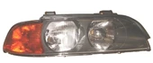 BMW 5 SERI- E39- 96/00; FAR LAMBASI SAĞ ELEKTRİKLİ SARI SİNYALLİ H7/HB3 (TYC) - 1