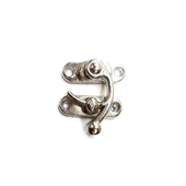 Yay Gözü, Ahşap Kutu Klipsi - Minik 20x24 mm, Nikel, 100 Adet - 1