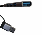 Usb To Type-C Usb Çoklayıcı - 3