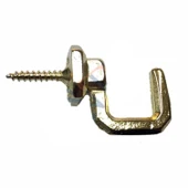 Vidalı Kanca, Askı Büyük - 15x23mm, Sarı - 100 Adet - 1