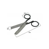 Özel El Yapımı Dövme Lokum Makası 23 cm - 1