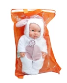 Oyuncak Tavşan Kostümlü Masal Anlatan Et Bebek 40 cm - 3