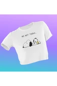 playbackmoda Crop-top Snoopy Baskılı Yarım Tişört thumbnail 1