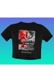 playbackmoda Akiki Tasarım, Portgas D Ace - Fire Fist, Anime - Manga, Siyah Crop (yarım Tişört) , S Beden thumbnail 1
