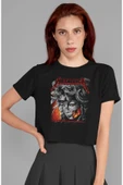 playbackmoda Crop-top Metallica Baskılı Yarım Tişört thumbnail 2