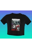 playbackmoda Akiki Tasarım, Berserk, Anime - Manga, Siyah Crop (yarım Tişört) , S Beden thumbnail 1