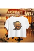 playbackmoda Crop-top Wolksvagen T1 Baskılı Yarım Tişört thumbnail 2