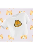 playbackmoda Crop-top Garfield Baskılı Yarım Tişört thumbnail 1