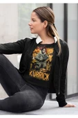 playbackmoda Akiki Tasarım, Stanley Kubrick Filmleri Fan Dizayn, Film Poster Siyah Crop (yarım Tişört) , M - 2