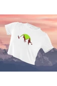 playbackmoda Crop-top Doğa Dağ Kar Baskılı Yarım Tişört thumbnail 1