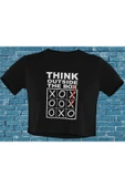 playbackmoda Akiki Tasarım, Sıradışı Düşün-think Outside The Box, Oyun Fanları, Siyah Crop (yarım Tişört) , Xs thumbnail 1