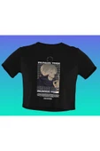 playbackmoda Akiki Tasarım, Inumaki Toge, Anime - Manga, Siyah Crop (yarım Tişört) , L Beden thumbnail 1
