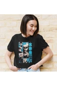 playbackmoda Akiki Tasarım, Saturo Gojo, Anime - Manga, Siyah Crop (yarım Tişört) , S Beden thumbnail 2