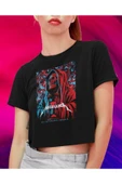 playbackmoda Crop-Top Metallica Baskılı Yarım T-Shirt thumbnail 2