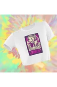 playbackmoda Crop-top Dizi Fim Harley Quinn Baskılı Yarım Tişört thumbnail 1