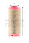MANN HAVA FILTRESI SCANIA S410 - S450 - S500 - S520 - S580 - S650 - S730 16- YM. - MANN C25024 - 1