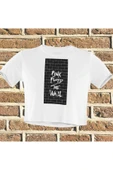 playbackmoda Crop-top Pink Floyd Baskılı Yarım Tişört thumbnail 2