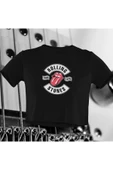 playbackmoda Crop-top Rollıng Stones Baskılı Yarım Tişört thumbnail 1