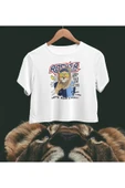 playbackmoda Crop-top Rocker Aslan Baskılı Yarım Tişört thumbnail 1