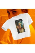 playbackmoda Crop-top Dizi Fim Harley Quinn Baskılı Yarım Tişört thumbnail 1