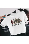 playbackmoda Crop-top Dizi Fim Friends Baskılı Yarım Tişört thumbnail 1