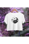 playbackmoda Crop-top Ying Yang Baskılı Yarım Tişört thumbnail 1