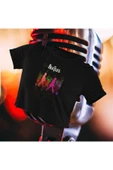 playbackmoda Crop Top The Beatles Baskılı Yarım Tişört thumbnail 1