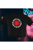 playbackmoda Crop-top Red Ht Chılı Peppers Baskılı Yarım Tişört thumbnail 1