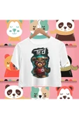 playbackmoda Crop-top Ayı Ted Baskılı Yarım Tişört thumbnail 1