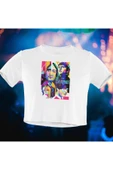playbackmoda Crop-top The Beatles Baskılı Yarım Tişört thumbnail 1