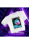 playbackmoda Crop-top Dizi Fim Pulp Fıctıon Baskılı Yarım Tişört thumbnail 1