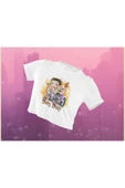 playbackmoda Crop-top Motorsiklet Betty Boop Baskılı Yarım Tişört thumbnail 2