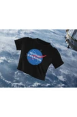 playbackmoda Crop-top Nasa Baskılı Yarım Tişört thumbnail 1