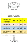 playbackmoda Crop-top Kırmızı-beyaz Wolksvagen Beetle Baskılı Yarım Tişört - 3